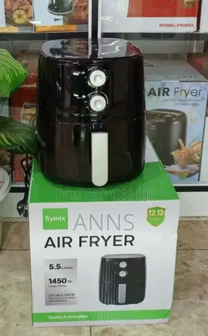Syinix Black 5.5litres Digital Air Fryer