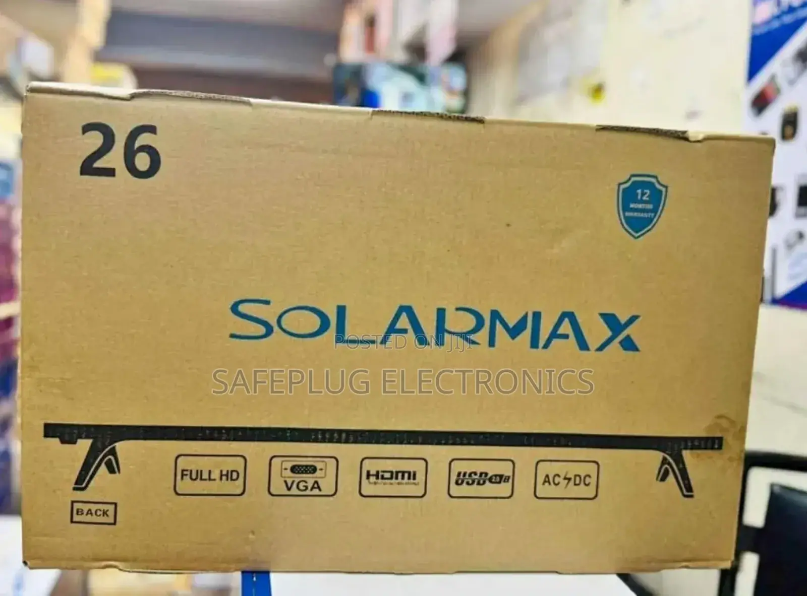 Solarmax 26" Digital Tv With Inbuilt Decoder