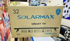 Solarmax 32" Smart Android TV Frameless TV Inbuilt Decoder.