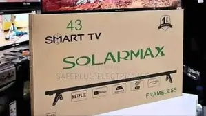 Solarmax 43"Inch Frameless Smart Android TV, BLUETOOTH