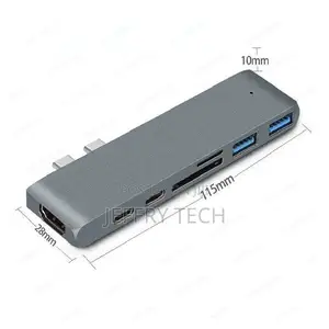Usb C Hub to Hdmi-Compatible HDTV Multiport
