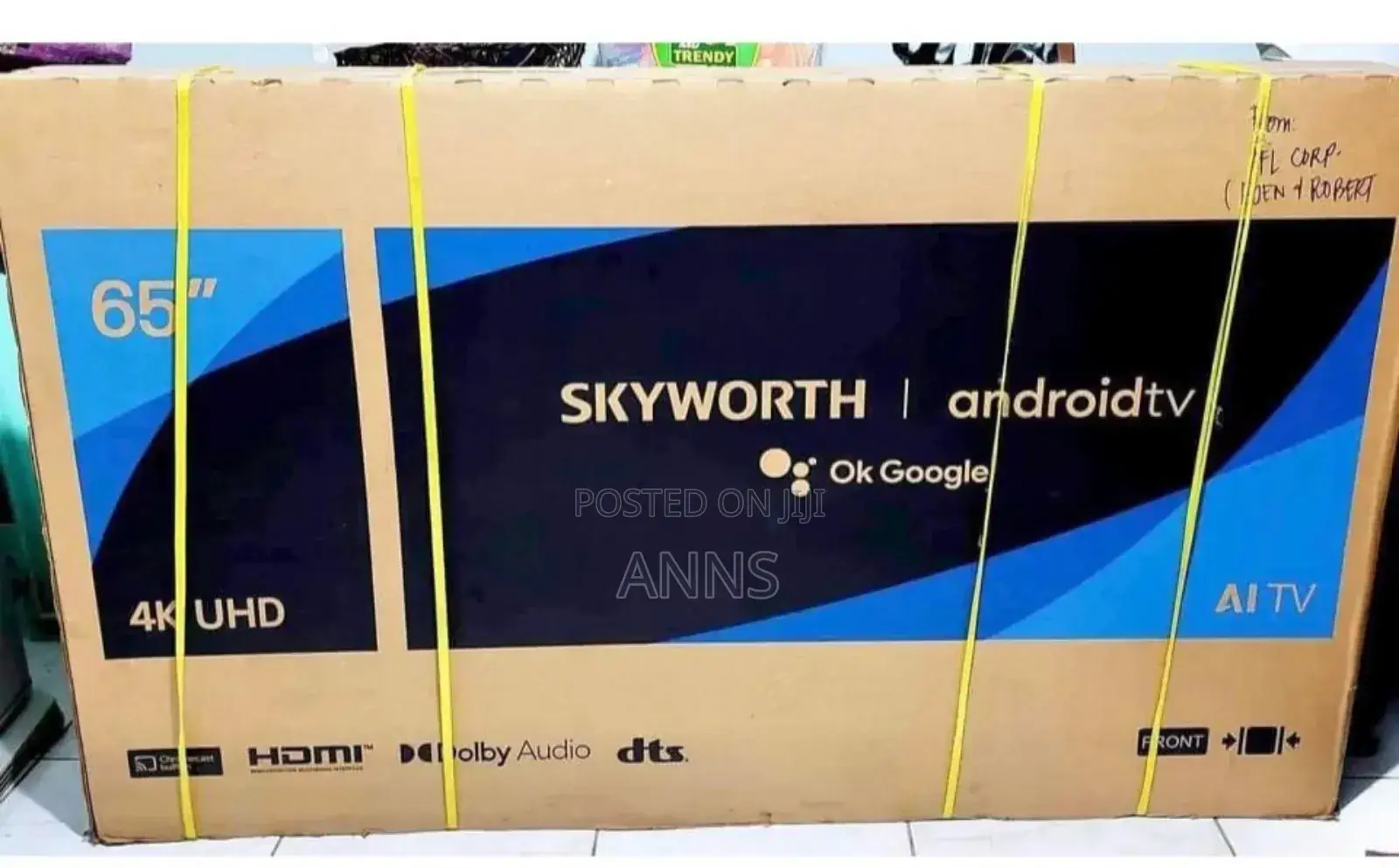 Skyworth 65" Google Frameless Television