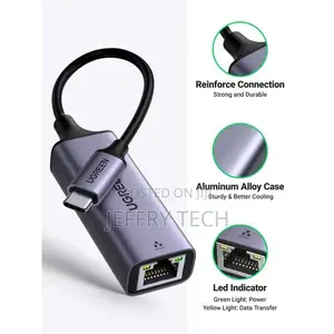 Ugreen USB Type C Tom Gigabit Ethernet Adapter