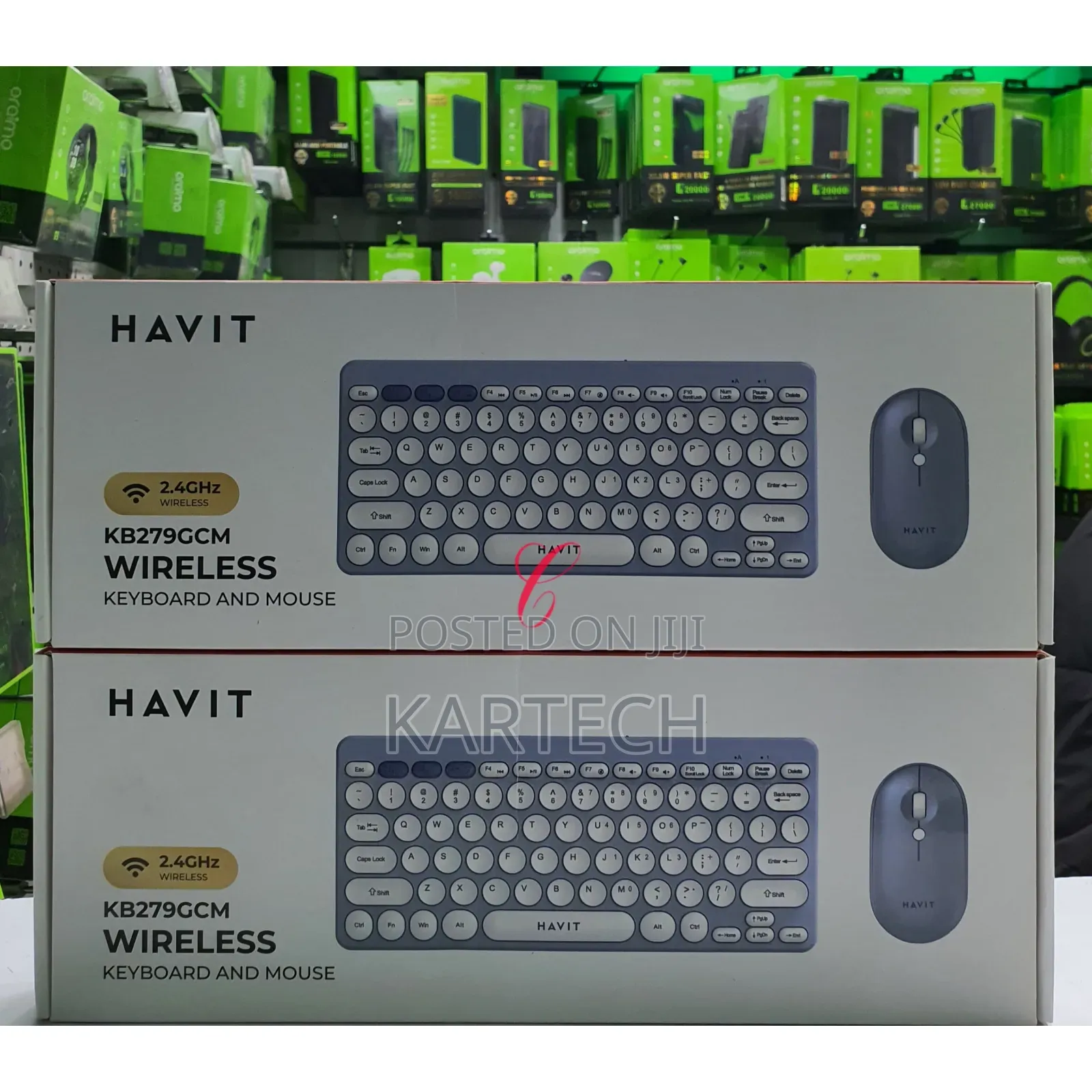 Havit KB279GCM 2.4G Optical Silent Wireless Mouse Keyboard