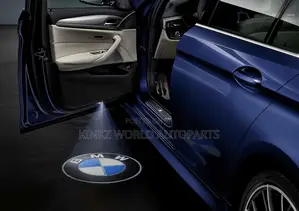 BMW LED Door Projectors 68mm Led Light Lamp Pair 63312468386