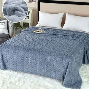 Warm Embossed Throw Blanket Plush Plush Blanket at