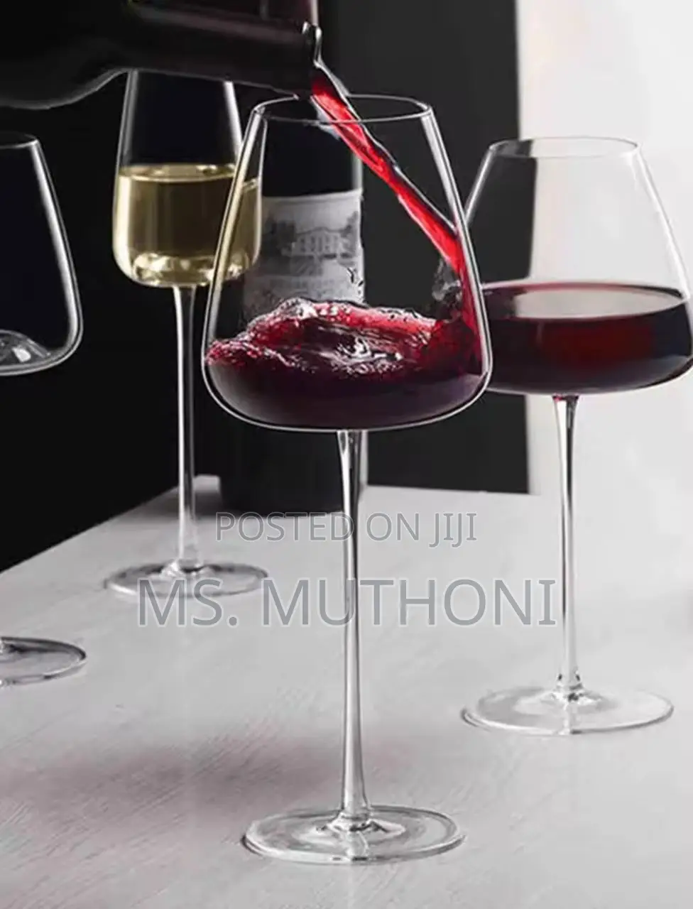 2 Pieces High-End Ultra-Thin Goblet Wine Glass