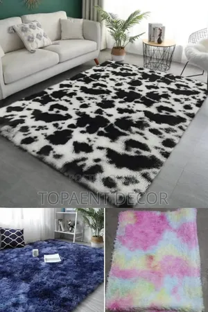 Patches 7 by 10 Living Room Fluffy Carpets