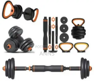 Excellent 50kgs ~ 6 in 1 Dumbells With Kettle Bell