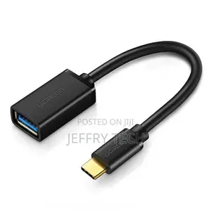 Ugreen Us154 Usb-C Male to USB 3.0 a Female OTG Cable Black