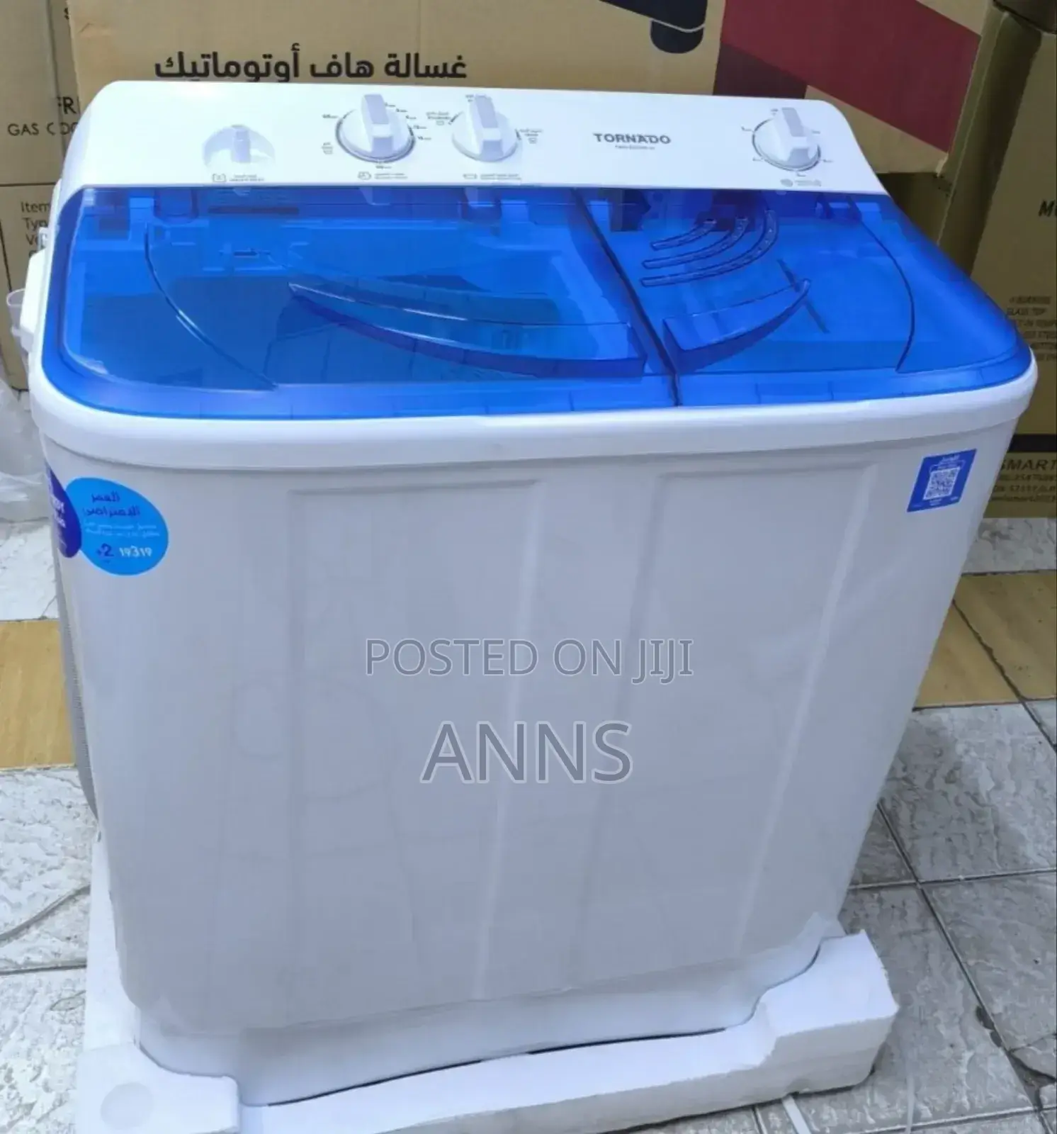 Tornado Top Load 10kgs~ Wash and Spin Laundry Machine