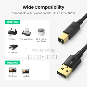 Ugreen 10352-Us135 USB to Printer Cable 5 Metre