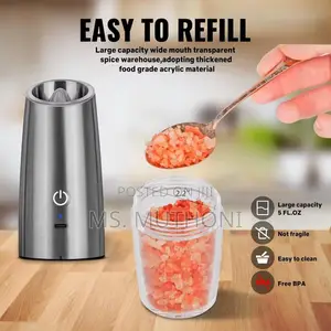 Rechargeable Electric Salt and Pepper Grinder*
