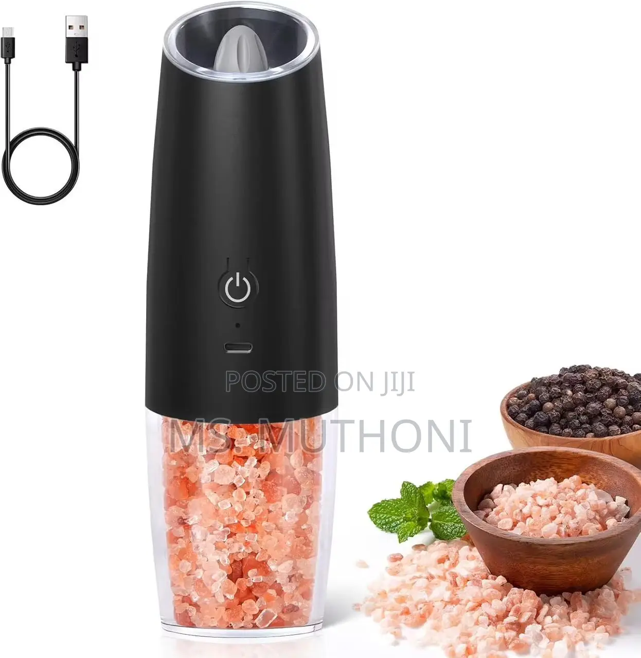 Rechargeable Electric Salt and Pepper Grinder*