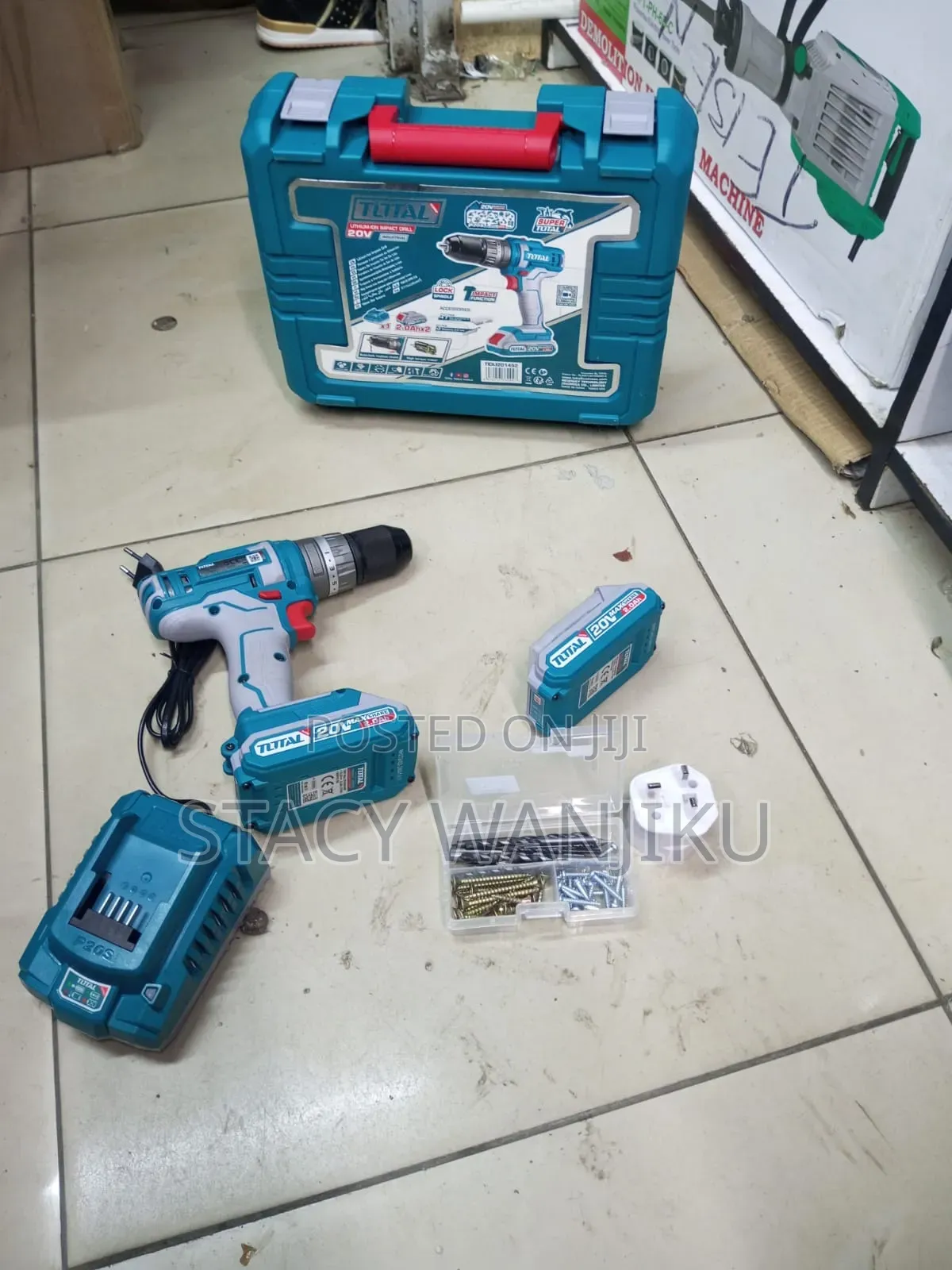 Total Impact Rechargeable Drill 20v ) Total Cordless Drill