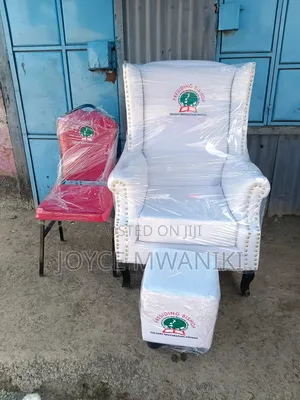 Bishop Chair and a Conference Seat, With Branding.