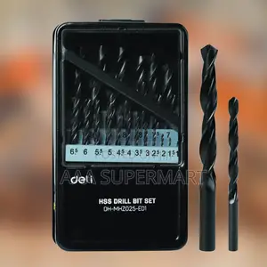 Deli Tools EDH-MHZ025-ED1 HSS Drill Bit Set