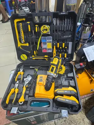 Dewalt 48v Cordless Toolkit 
Has 108pcs Set
Drill