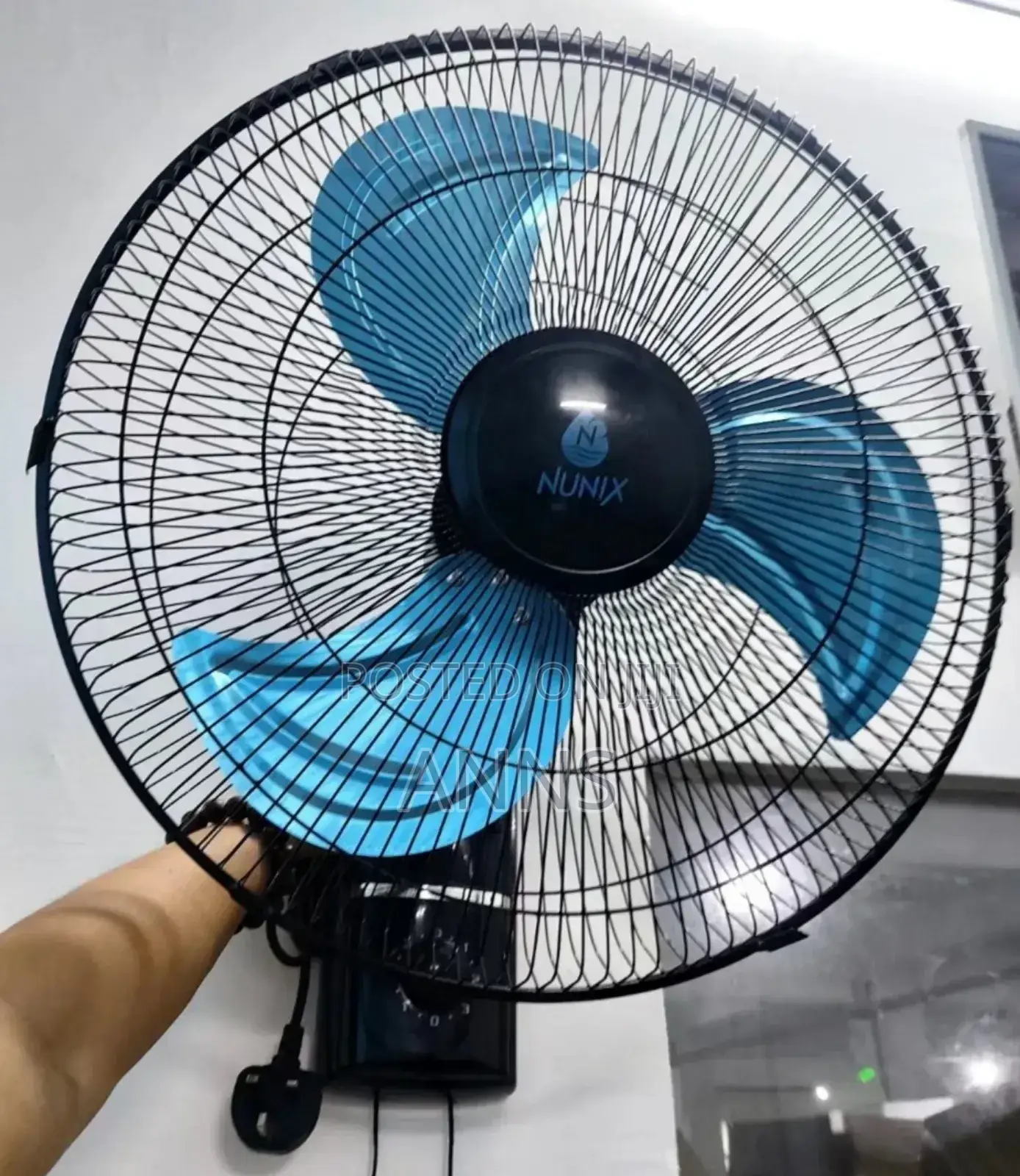 Nunix 18" 3 Blade Wall Fan