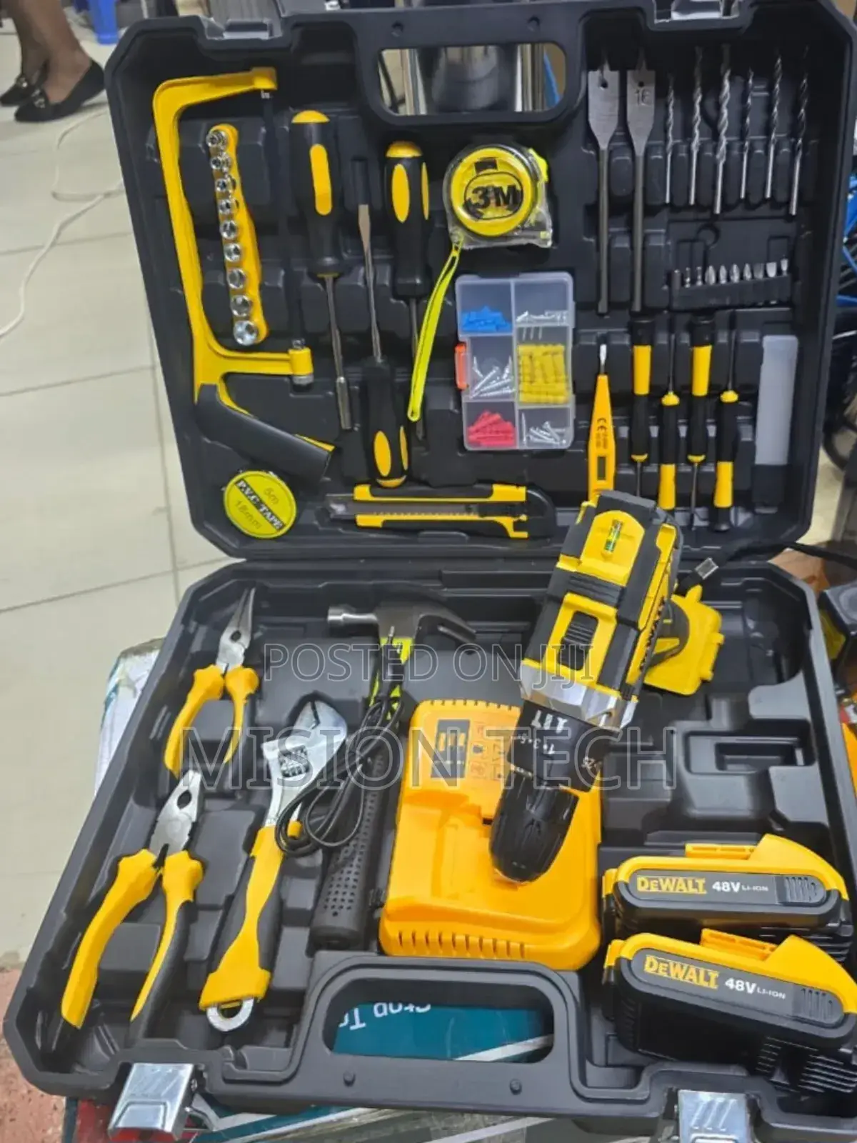 Dewalt 48v Cordless Toolkit 
Has 108pcs Set ''