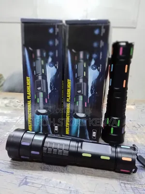 Multifunctional Flashlight 626 Zoom Mettalic Torch