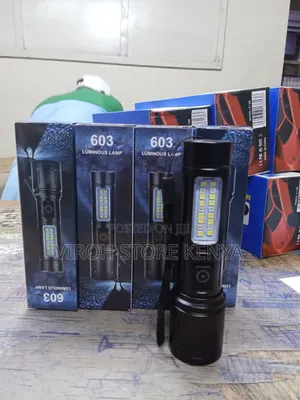 603 Pocket Rechargeable Torch With Zoom Focus
