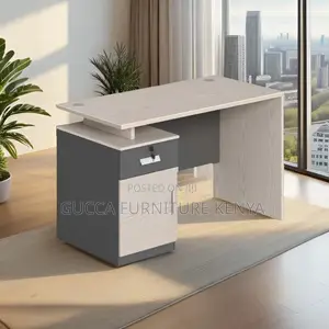 Office Tables:1.2 Meters Light-Toned Wood Executive Desk