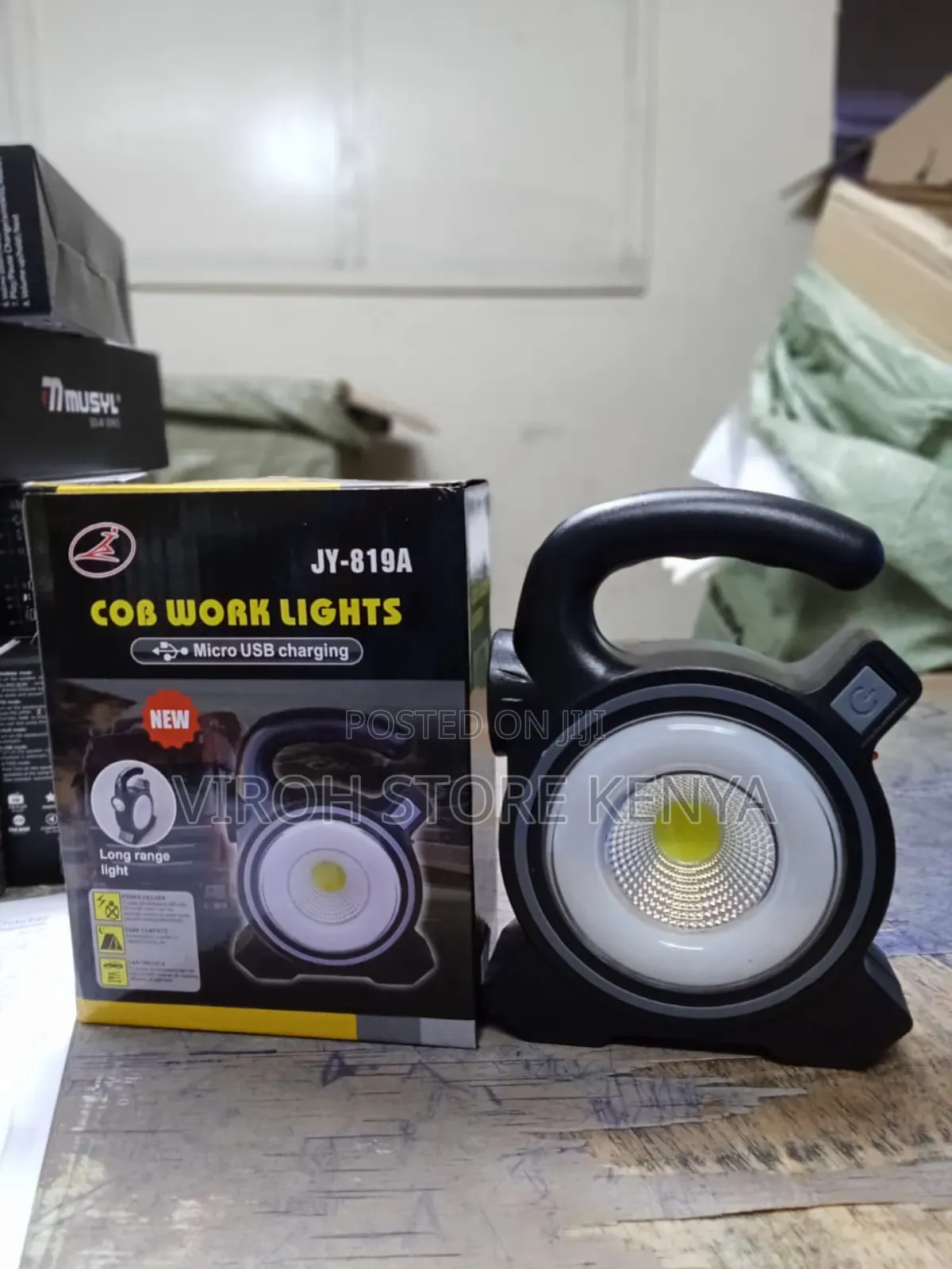 Worklight Cob Rechargeable Portable Lamp