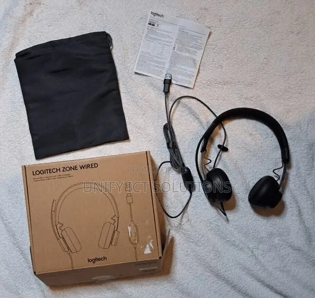Logitech Zone Wired Over-Ear Headset - Graphite USB