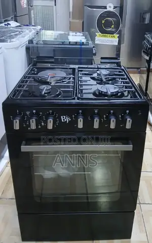 3gas +1electric BJS Standing Cooker (Black)