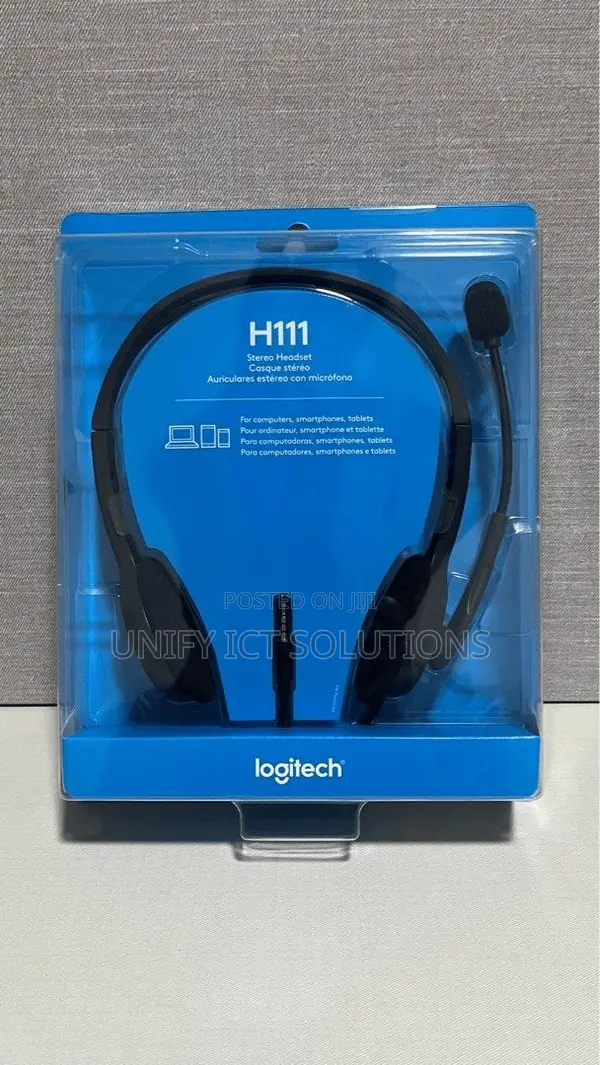 Logitech Stereo Headset H111 With Adjustable Headband