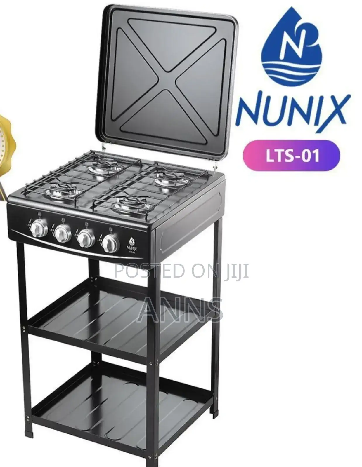 Nunix Full Gas With Shelves Cooker