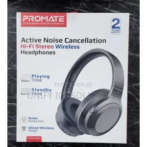 Promate High Fidelity Over-Ear Stereo Wireless Headphones