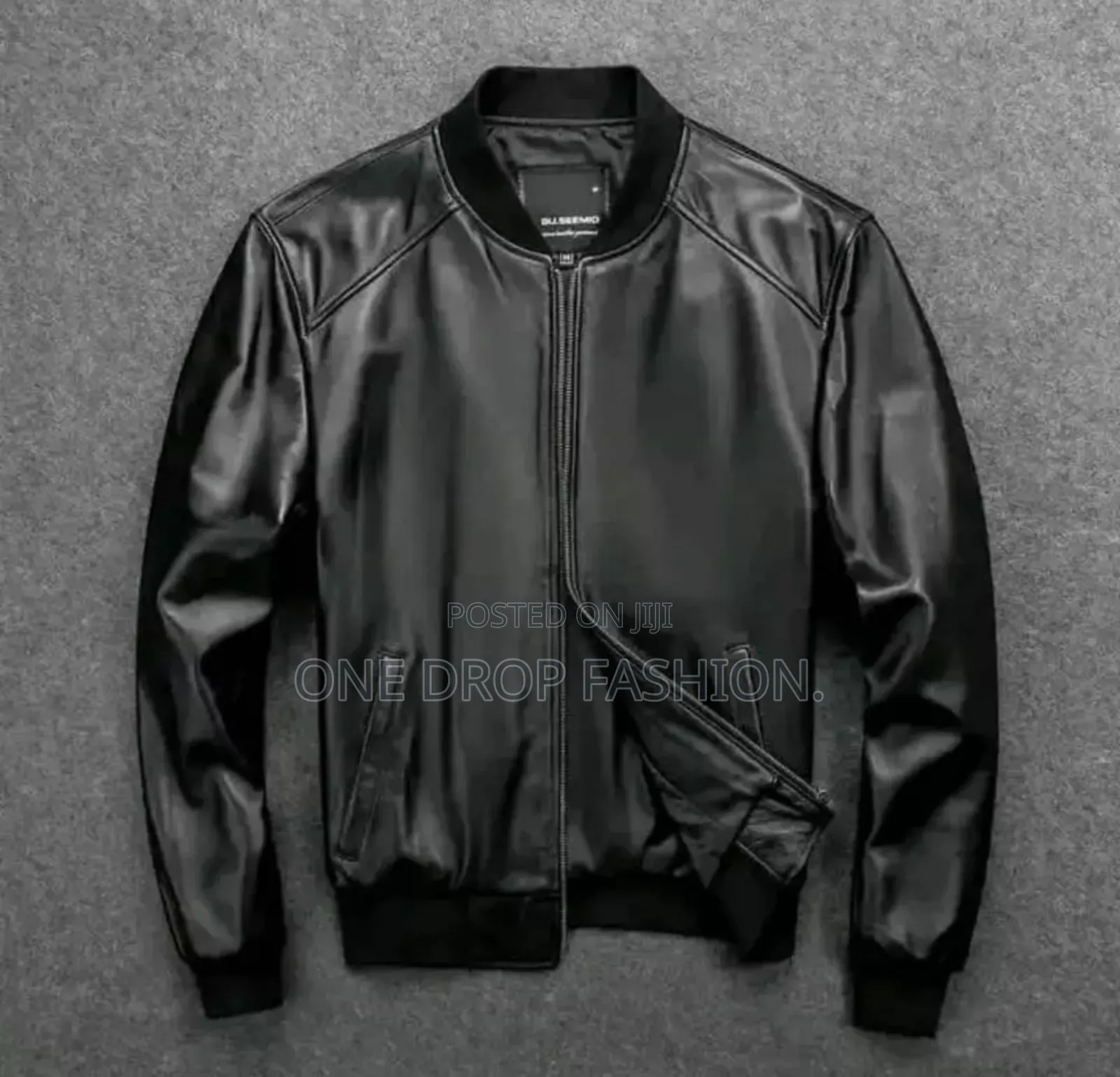 Men Bomber Leather Jackets