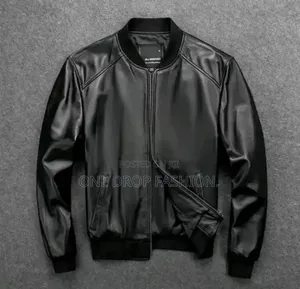Men Bomber Leather Jackets