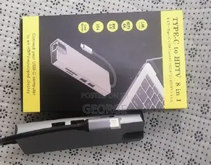 USB- Type C- 8 in 1 With 2 Type C Ports
