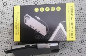 Type C 8 in 1:HDMI + PD +USB3.0*1+Usb2.0*1+TF+SD+USB C+RJ45