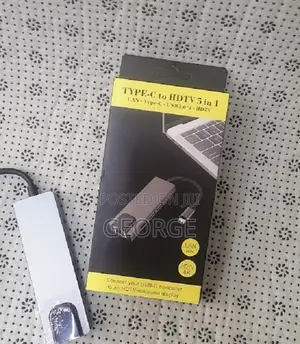 USB-C to HDTV 5 in 1 LAN