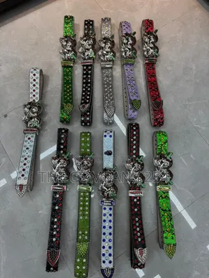 Orginal Iced Hip Hop BB Simeon Simon Celebs Belt