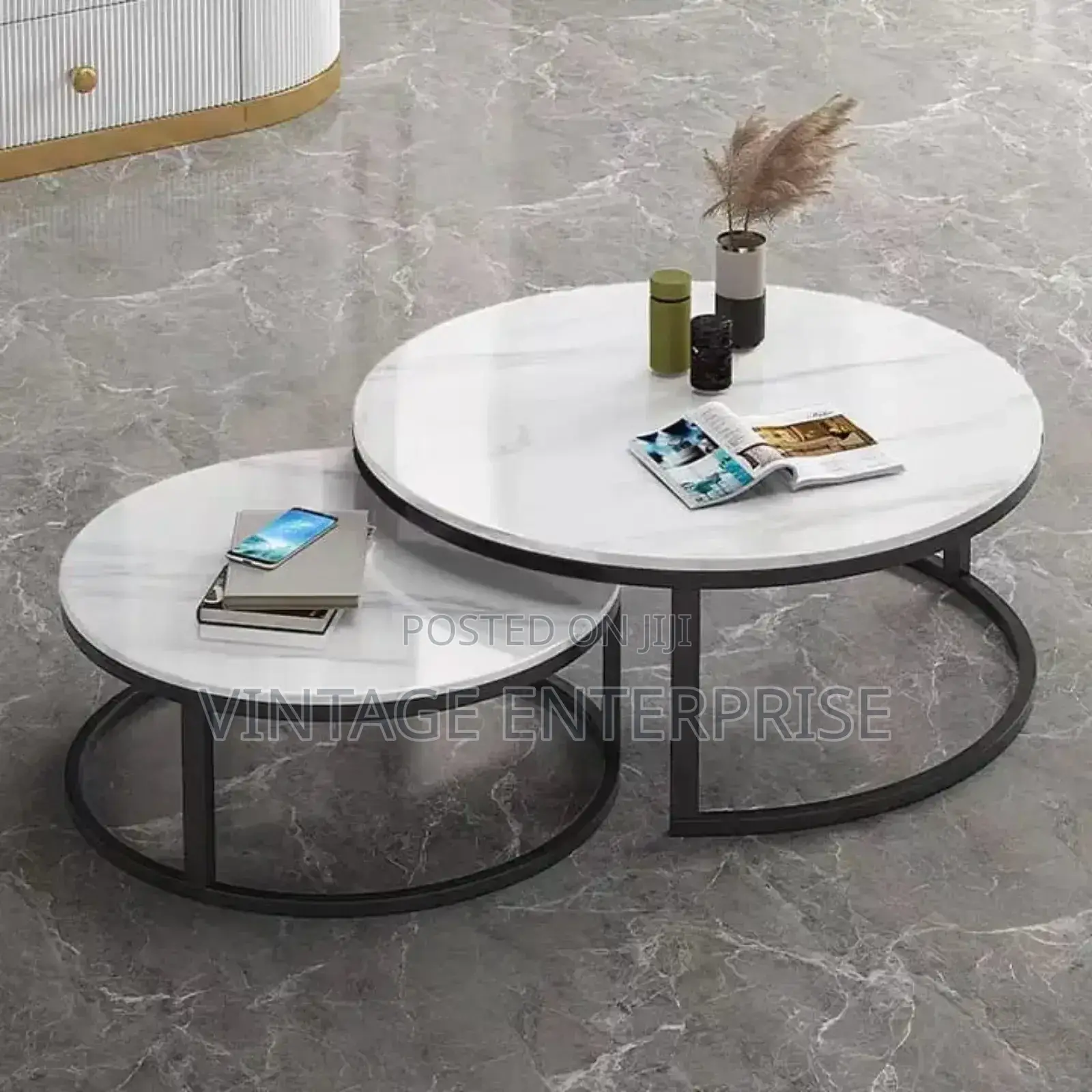 Pure Marble Nesting Table