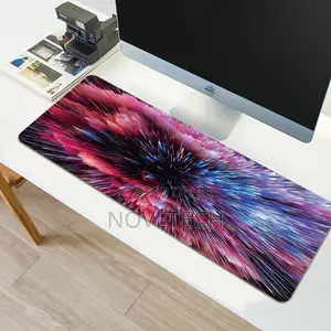 Mouse Mat Pad 80x40cm World Map Anti-Slip Pc Laptop Desk Pad