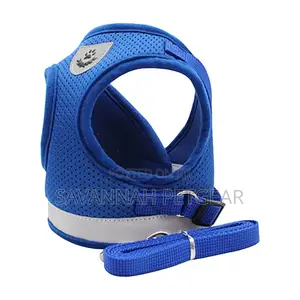 Adjustable Reflective Vest Harness for Puppies, Small Dogs