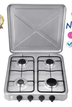 Nunix Full Gas 4 Burner Table Top Cooker LGU,-6