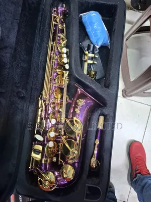 Purple Alto Selmer Saxophone