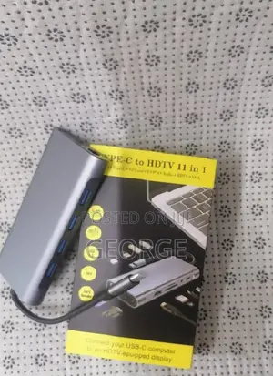 USB-C to HDT 11 in 1 LAN+Type C + SD Card