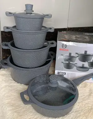 Grey Bosch Granite 10pc Cookware