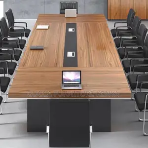 Office Tables:3 Meters Manufactured Wood Boardroom Desk