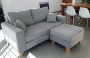 Classy 2 Seater Sofa With a Puff