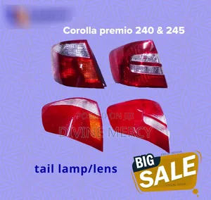 Corolla Premio 240/245 Tail Lamp Lens