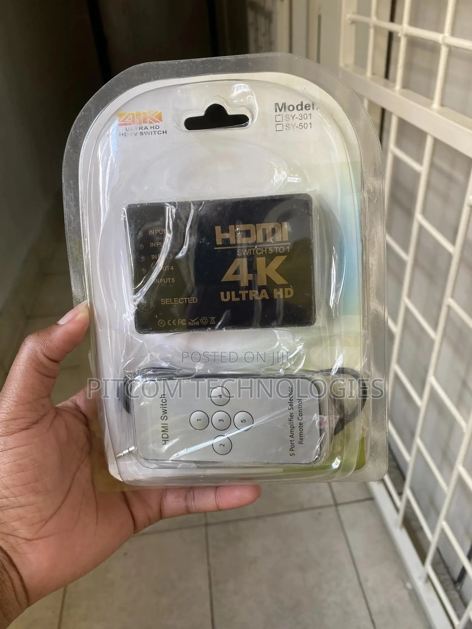 Hdmi 5x1 5 Port Switch/Switcher With Ir Remote